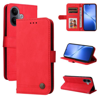 เคสโทรศัพท์หนังปุ่มโลหะ Skin Feel Life Tree, For vivo Y21 5G 2026 / vivo Y05 4G, For vivo V70 FE 5G, For vivo S50 5G / V70 5G, For vivo Y500 Pro 5G, For vivo X300 Pro, For vivo X300, For vivo V60 Lite 4G / 5G, For vivo Y31 5G 2025, For vivo Y400 5G
