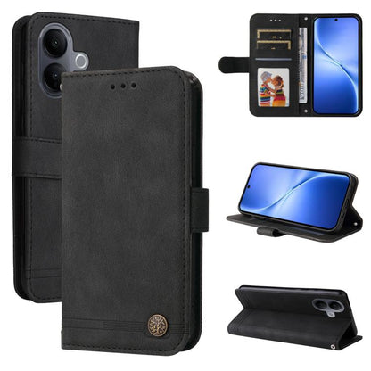เคสโทรศัพท์หนังปุ่มโลหะ Skin Feel Life Tree, For vivo Y21 5G 2026 / vivo Y05 4G, For vivo V70 FE 5G, For vivo S50 5G / V70 5G, For vivo Y500 Pro 5G, For vivo X300 Pro, For vivo X300, For vivo V60 Lite 4G / 5G, For vivo Y31 5G 2025, For vivo Y400 5G