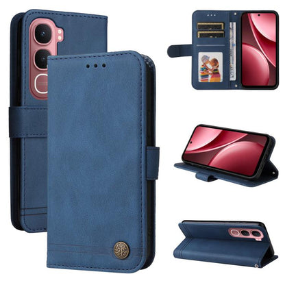 เคสโทรศัพท์หนังปุ่มโลหะ Skin Feel Life Tree, For vivo Y21 5G 2026 / vivo Y05 4G, For vivo V70 FE 5G, For vivo S50 5G / V70 5G, For vivo Y500 Pro 5G, For vivo X300 Pro, For vivo X300, For vivo V60 Lite 4G / 5G, For vivo Y31 5G 2025, For vivo Y400 5G