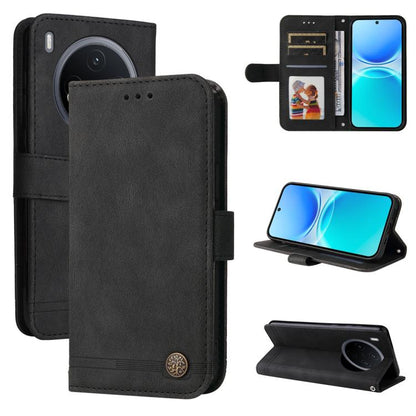 เคสโทรศัพท์หนังปุ่มโลหะ Skin Feel Life Tree, For vivo Y21 5G 2026 / vivo Y05 4G, For vivo V70 FE 5G, For vivo S50 5G / V70 5G, For vivo Y500 Pro 5G, For vivo X300 Pro, For vivo X300, For vivo V60 Lite 4G / 5G, For vivo Y31 5G 2025, For vivo Y400 5G
