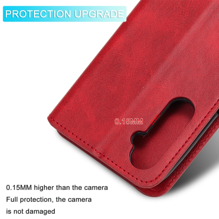 เนื้อลูกวัวคลาสสิก PU + TPU ซองหนังพลิกแนวนอนพร้อมตัวยึดและช่องเสียบการ์ดและกระเป๋าสตางค์, For OPPO Realme 6, For OPPO Realme 6 Pro, 1