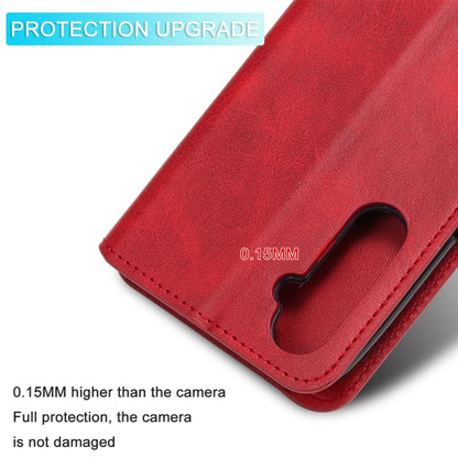 เนื้อลูกวัวคลาสสิก PU + TPU ซองหนังพลิกแนวนอนพร้อมตัวยึดและช่องเสียบการ์ดและกระเป๋าสตางค์, For OPPO Realme 6, For OPPO Realme 6 Pro, 1