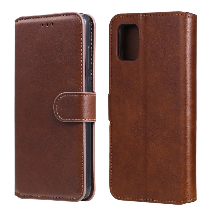 เนื้อลูกวัวคลาสสิก PU + TPU ซองหนังพลิกแนวนอนพร้อมตัวยึดและช่องเสียบการ์ดและกระเป๋าสตางค์, For Motorola Moto E6s, For Motorola Moto G8 Power Lite, For Samsung Galaxy A31, For Samsung Galaxy A51 5G, For Samsung Galaxy A71 5G, For Samsung Galaxy M31     ...