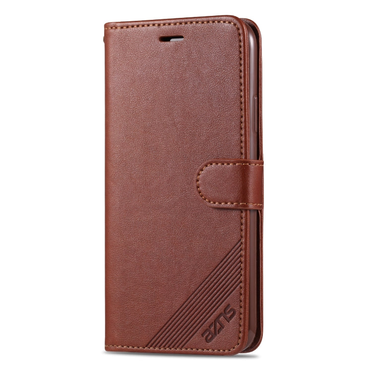 AZNS Sheepskin Texture ซองหนังพลิกแนวนอนพร้อมตัวยึดและช่องเสียบการ์ดและกระเป๋าสตางค์, For iPhone 11, For iPhone 11 Pro, For iPhone 11 Pro Max, For Xiaomi Redmi 8 / 8A, For Xiaomi Redmi 10X 4G / Note 9, For Xiaomi Redmi K20 / K20 Pro, For Xiaomi Redmi K...