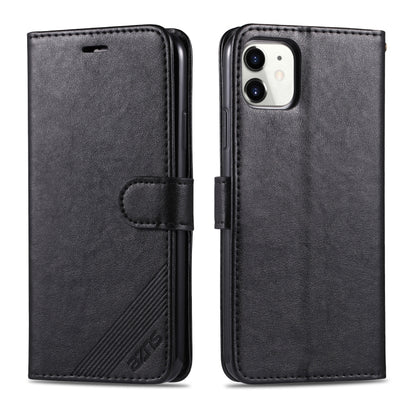 AZNS Sheepskin Texture ซองหนังพลิกแนวนอนพร้อมตัวยึดและช่องเสียบการ์ดและกระเป๋าสตางค์, For iPhone 11, For iPhone 11 Pro, For iPhone 11 Pro Max, For Xiaomi Redmi 8 / 8A, For Xiaomi Redmi 10X 4G / Note 9, For Xiaomi Redmi K20 / K20 Pro, For Xiaomi Redmi K...