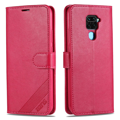 AZNS Sheepskin Texture ซองหนังพลิกแนวนอนพร้อมตัวยึดและช่องเสียบการ์ดและกระเป๋าสตางค์, For iPhone 11, For iPhone 11 Pro, For iPhone 11 Pro Max, For Xiaomi Redmi 8 / 8A, For Xiaomi Redmi 10X 4G / Note 9, For Xiaomi Redmi K20 / K20 Pro, For Xiaomi Redmi K...