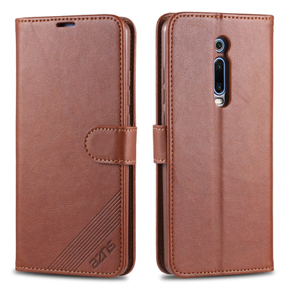 AZNS Sheepskin Texture ซองหนังพลิกแนวนอนพร้อมตัวยึดและช่องเสียบการ์ดและกระเป๋าสตางค์, For iPhone 11, For iPhone 11 Pro, For iPhone 11 Pro Max, For Xiaomi Redmi 8 / 8A, For Xiaomi Redmi 10X 4G / Note 9, For Xiaomi Redmi K20 / K20 Pro, For Xiaomi Redmi K...