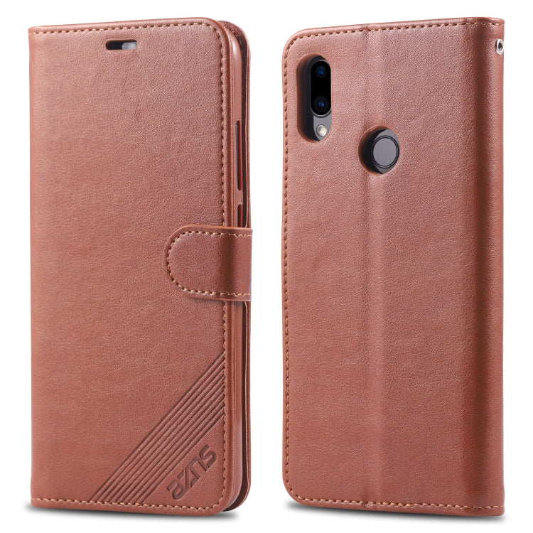 AZNS Sheepskin Texture ซองหนังพลิกแนวนอนพร้อมตัวยึดและช่องเสียบการ์ดและกระเป๋าสตางค์, For iPhone 11, For iPhone 11 Pro, For iPhone 11 Pro Max, For Xiaomi Redmi 8 / 8A, For Xiaomi Redmi 10X 4G / Note 9, For Xiaomi Redmi K20 / K20 Pro, For Xiaomi Redmi K...