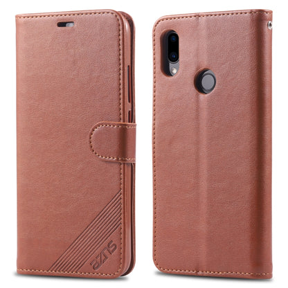 AZNS Sheepskin Texture ซองหนังพลิกแนวนอนพร้อมตัวยึดและช่องเสียบการ์ดและกระเป๋าสตางค์, For iPhone 11, For iPhone 11 Pro, For iPhone 11 Pro Max, For Xiaomi Redmi 8 / 8A, For Xiaomi Redmi 10X 4G / Note 9, For Xiaomi Redmi K20 / K20 Pro, For Xiaomi Redmi K...