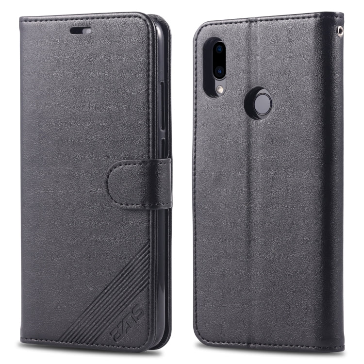 AZNS Sheepskin Texture ซองหนังพลิกแนวนอนพร้อมตัวยึดและช่องเสียบการ์ดและกระเป๋าสตางค์, For iPhone 11, For iPhone 11 Pro, For iPhone 11 Pro Max, For Xiaomi Redmi 8 / 8A, For Xiaomi Redmi 10X 4G / Note 9, For Xiaomi Redmi K20 / K20 Pro, For Xiaomi Redmi K...