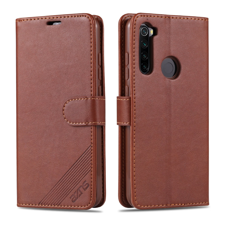 AZNS Sheepskin Texture ซองหนังพลิกแนวนอนพร้อมตัวยึดและช่องเสียบการ์ดและกระเป๋าสตางค์, For iPhone 11, For iPhone 11 Pro, For iPhone 11 Pro Max, For Xiaomi Redmi 8 / 8A, For Xiaomi Redmi 10X 4G / Note 9, For Xiaomi Redmi K20 / K20 Pro, For Xiaomi Redmi K...