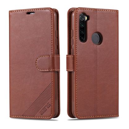 AZNS Sheepskin Texture ซองหนังพลิกแนวนอนพร้อมตัวยึดและช่องเสียบการ์ดและกระเป๋าสตางค์, For iPhone 11, For iPhone 11 Pro, For iPhone 11 Pro Max, For Xiaomi Redmi 8 / 8A, For Xiaomi Redmi 10X 4G / Note 9, For Xiaomi Redmi K20 / K20 Pro, For Xiaomi Redmi K...