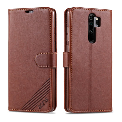 AZNS Sheepskin Texture ซองหนังพลิกแนวนอนพร้อมตัวยึดและช่องเสียบการ์ดและกระเป๋าสตางค์, For iPhone 11, For iPhone 11 Pro, For iPhone 11 Pro Max, For Xiaomi Redmi 8 / 8A, For Xiaomi Redmi 10X 4G / Note 9, For Xiaomi Redmi K20 / K20 Pro, For Xiaomi Redmi K...