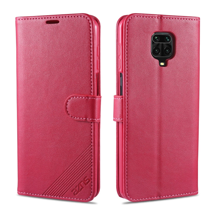 AZNS Sheepskin Texture ซองหนังพลิกแนวนอนพร้อมตัวยึดและช่องเสียบการ์ดและกระเป๋าสตางค์, For iPhone 11, For iPhone 11 Pro, For iPhone 11 Pro Max, For Xiaomi Redmi 8 / 8A, For Xiaomi Redmi 10X 4G / Note 9, For Xiaomi Redmi K20 / K20 Pro, For Xiaomi Redmi K...