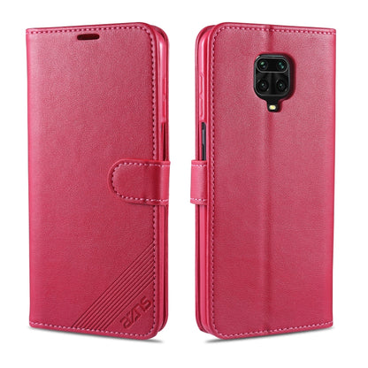 AZNS Sheepskin Texture ซองหนังพลิกแนวนอนพร้อมตัวยึดและช่องเสียบการ์ดและกระเป๋าสตางค์, For iPhone 11, For iPhone 11 Pro, For iPhone 11 Pro Max, For Xiaomi Redmi 8 / 8A, For Xiaomi Redmi 10X 4G / Note 9, For Xiaomi Redmi K20 / K20 Pro, For Xiaomi Redmi K...