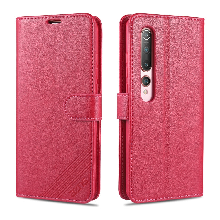 AZNS Sheepskin Texture ซองหนังพลิกแนวนอนพร้อมตัวยึดและช่องเสียบการ์ดและกระเป๋าสตางค์, For iPhone 11, For iPhone 11 Pro, For iPhone 11 Pro Max, For Xiaomi Redmi 8 / 8A, For Xiaomi Redmi 10X 4G / Note 9, For Xiaomi Redmi K20 / K20 Pro, For Xiaomi Redmi K...