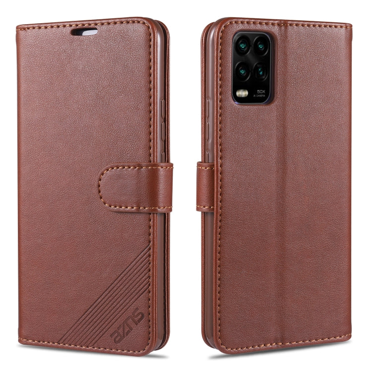 AZNS Sheepskin Texture ซองหนังพลิกแนวนอนพร้อมตัวยึดและช่องเสียบการ์ดและกระเป๋าสตางค์, For iPhone 11, For iPhone 11 Pro, For iPhone 11 Pro Max, For Xiaomi Redmi 8 / 8A, For Xiaomi Redmi 10X 4G / Note 9, For Xiaomi Redmi K20 / K20 Pro, For Xiaomi Redmi K...