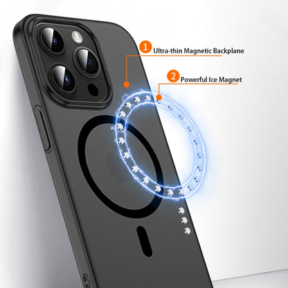 เคสโทรศัพท์ MagSafe Ice Fog ความโปร่งใสสูง, For iPhone 14, For iPhone 14 Pro, For iPhone 14 Pro Max, For iPhone 13 Pro Max, For iPhone 13 Pro, For iPhone 13, For iPhone 12, For iPhone 12 Pro Max, For iPhone 12 Pro