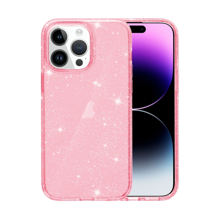 เคสโทรศัพท์ผงกลิตเตอร์เทอร์มิเนเตอร์กันกระแทก, For iPhone 17e / 16e, For iPhone 16 Pro Max, For iPhone 16 Pro, For iPhone 16 Plus, For iPhone 16, For iPhone 15 Pro Max, For iPhone 15 Pro, For iPhone 15 Plus, For iPhone 15