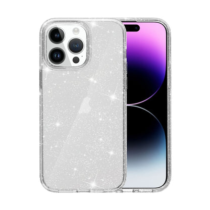 เคสโทรศัพท์ผงกลิตเตอร์เทอร์มิเนเตอร์กันกระแทก, For iPhone 17e / 16e, For iPhone 16 Pro Max, For iPhone 16 Pro, For iPhone 16 Plus, For iPhone 16, For iPhone 15 Pro Max, For iPhone 15 Pro, For iPhone 15 Plus, For iPhone 15