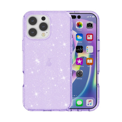 เคสโทรศัพท์ผงกลิตเตอร์เทอร์มิเนเตอร์กันกระแทก, For iPhone 17e / 16e, For iPhone 16 Pro Max, For iPhone 16 Pro, For iPhone 16 Plus, For iPhone 16, For iPhone 15 Pro Max, For iPhone 15 Pro, For iPhone 15 Plus, For iPhone 15
