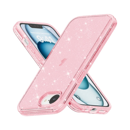 เคสโทรศัพท์ผงกลิตเตอร์เทอร์มิเนเตอร์กันกระแทก, For iPhone 17e / 16e, For iPhone 16 Pro Max, For iPhone 16 Pro, For iPhone 16 Plus, For iPhone 16, For iPhone 15 Pro Max, For iPhone 15 Pro, For iPhone 15 Plus, For iPhone 15