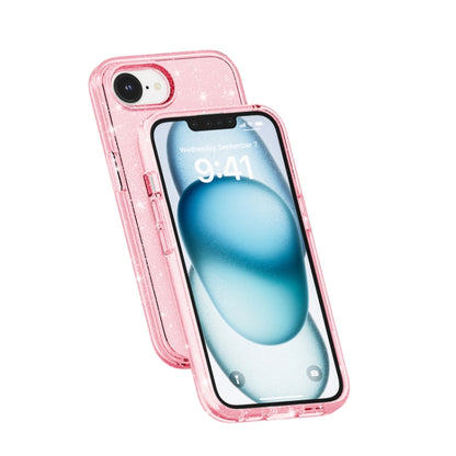 เคสโทรศัพท์ผงกลิตเตอร์เทอร์มิเนเตอร์กันกระแทก, For iPhone 17e / 16e, For iPhone 16 Pro Max, For iPhone 16 Pro, For iPhone 16 Plus, For iPhone 16, For iPhone 15 Pro Max, For iPhone 15 Pro, For iPhone 15 Plus, For iPhone 15