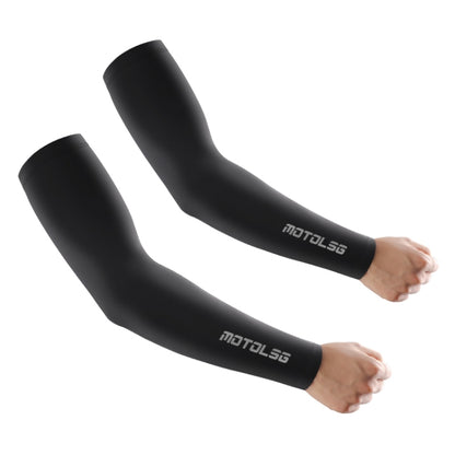 MOTOSLG 1 คู่ครีมกันแดด Ice Sleeves Beach Riding Fishing Cuffs, L