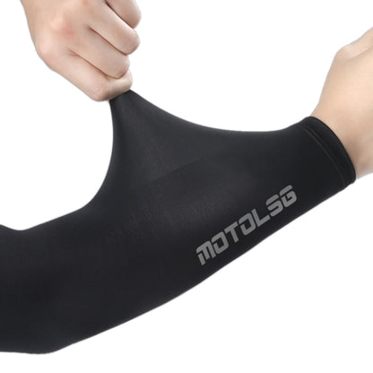 MOTOSLG 1 คู่ครีมกันแดด Ice Sleeves Beach Riding Fishing Cuffs, L