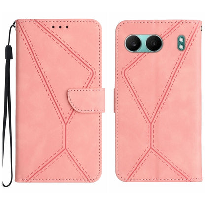 เย็บเคสโทรศัพท์หนังนูน, For OnePlus Nord 4 5G, For OnePlus Nord CE4, For OnePlus 12R 5G Global, For OnePlus 12 5G Global