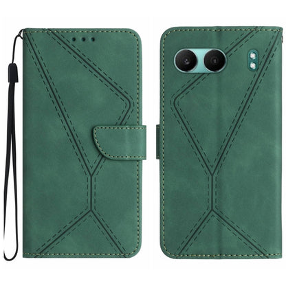 เย็บเคสโทรศัพท์หนังนูน, For OnePlus Nord 4 5G, For OnePlus Nord CE4, For OnePlus 12R 5G Global, For OnePlus 12 5G Global