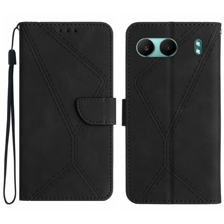 เย็บเคสโทรศัพท์หนังนูน, For OnePlus Nord 4 5G, For OnePlus Nord CE4, For OnePlus 12R 5G Global, For OnePlus 12 5G Global