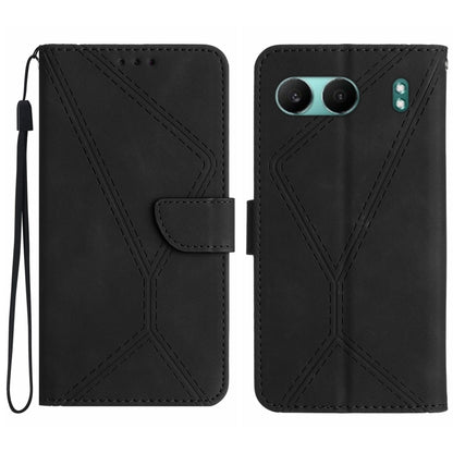 เย็บเคสโทรศัพท์หนังนูน, For OnePlus Nord 4 5G, For OnePlus Nord CE4, For OnePlus 12R 5G Global, For OnePlus 12 5G Global