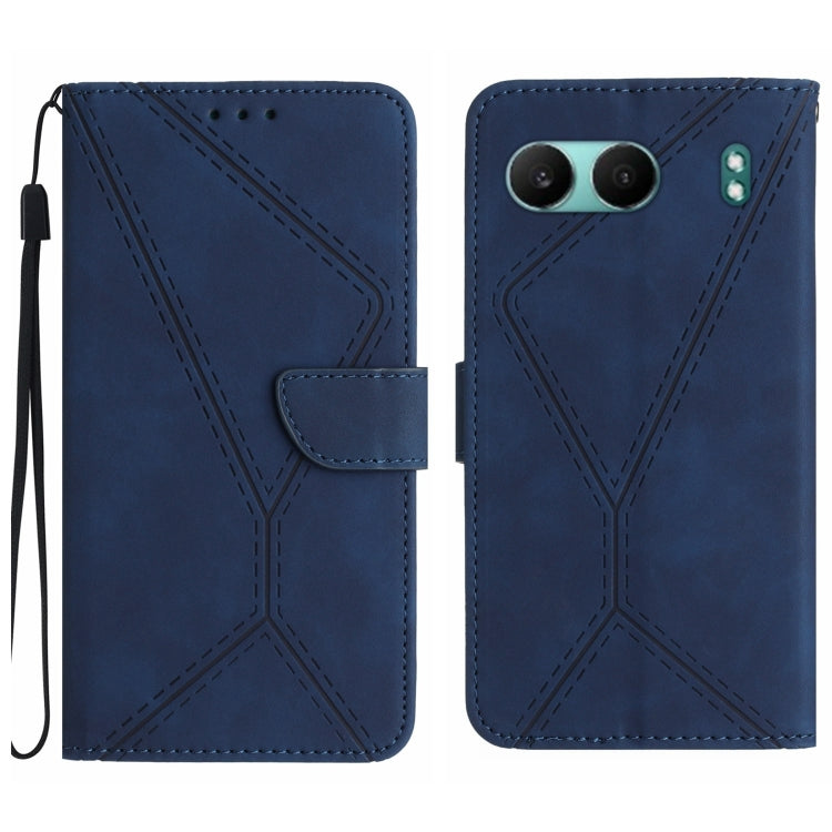 เย็บเคสโทรศัพท์หนังนูน, For OnePlus Nord 4 5G, For OnePlus Nord CE4, For OnePlus 12R 5G Global, For OnePlus 12 5G Global