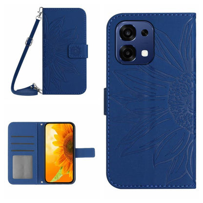 ซองโทรศัพท์หนังลายนูน Skin Feel Sun Flower พร้อมเชือกเส้นเล็ก, For OnePlus Nord 6 5G, For OnePlus 15R, For OnePlus 15 5G, For OnePlus Nord 5 5G / Ace 5 Ultra