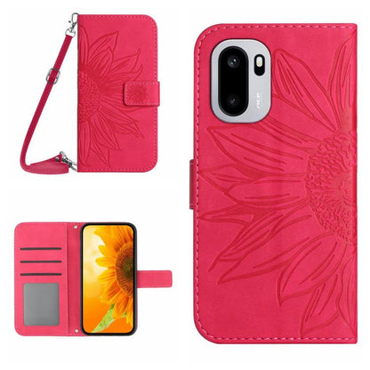 ซองโทรศัพท์หนังลายนูน Skin Feel Sun Flower พร้อมเชือกเส้นเล็ก, For OnePlus Nord 6 5G, For OnePlus 15R, For OnePlus 15 5G, For OnePlus Nord 5 5G / Ace 5 Ultra