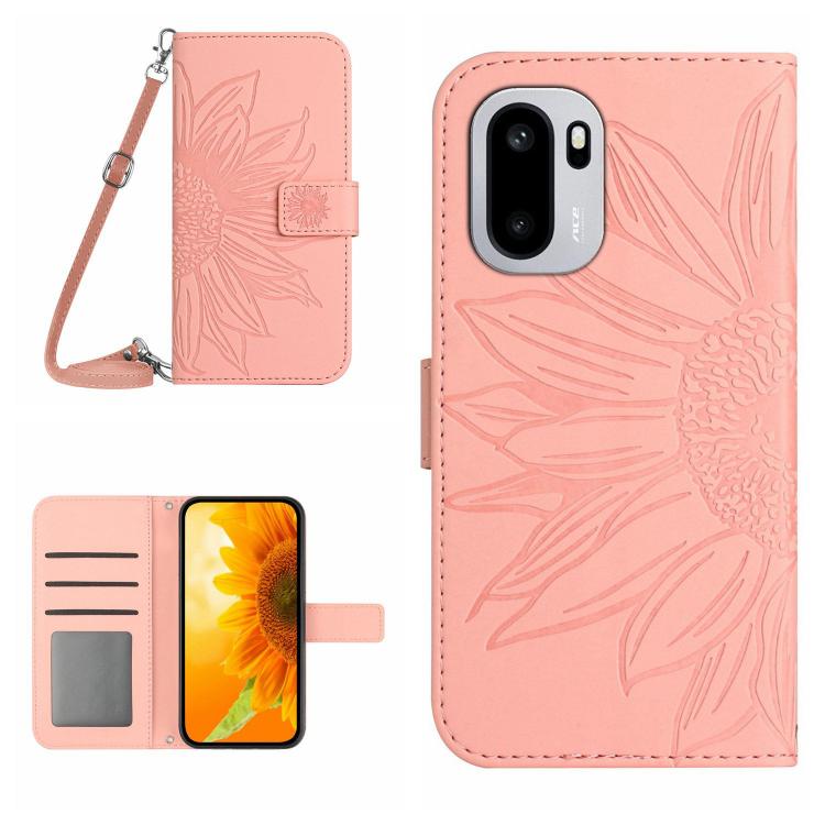 ซองโทรศัพท์หนังลายนูน Skin Feel Sun Flower พร้อมเชือกเส้นเล็ก, For OnePlus Nord 6 5G, For OnePlus 15R, For OnePlus 15 5G, For OnePlus Nord 5 5G / Ace 5 Ultra