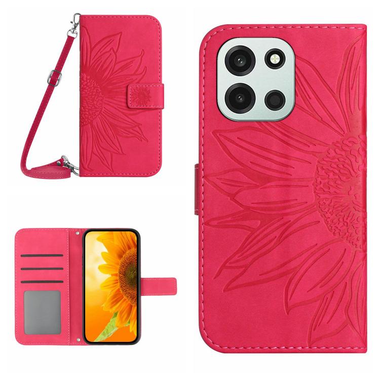 ซองโทรศัพท์หนังลายนูน Skin Feel Sun Flower พร้อมเชือกเส้นเล็ก, For OnePlus Nord 6 5G, For OnePlus 15R, For OnePlus 15 5G, For OnePlus Nord 5 5G / Ace 5 Ultra