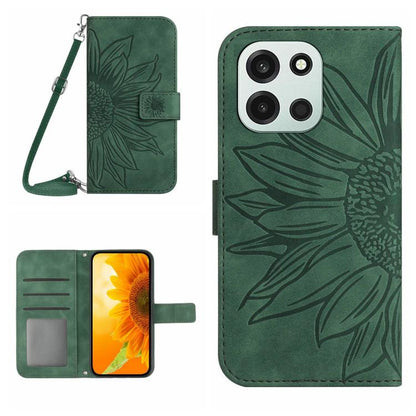 ซองโทรศัพท์หนังลายนูน Skin Feel Sun Flower พร้อมเชือกเส้นเล็ก, For OnePlus Nord 6 5G, For OnePlus 15R, For OnePlus 15 5G, For OnePlus Nord 5 5G / Ace 5 Ultra