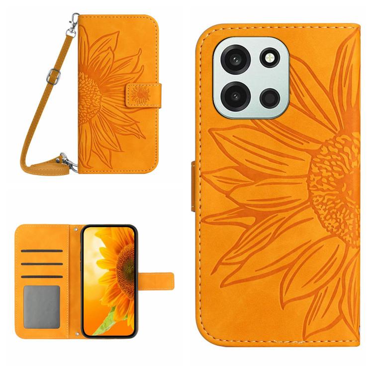 ซองโทรศัพท์หนังลายนูน Skin Feel Sun Flower พร้อมเชือกเส้นเล็ก, For OnePlus Nord 6 5G, For OnePlus 15R, For OnePlus 15 5G, For OnePlus Nord 5 5G / Ace 5 Ultra