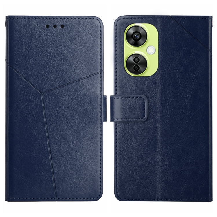 เคสโทรศัพท์หนังพลิกลายรูปตัว Y, For OnePlus 12R 5G Global, For OnePlus 12 5G Global, For OnePlus Nord CE 3 Lite