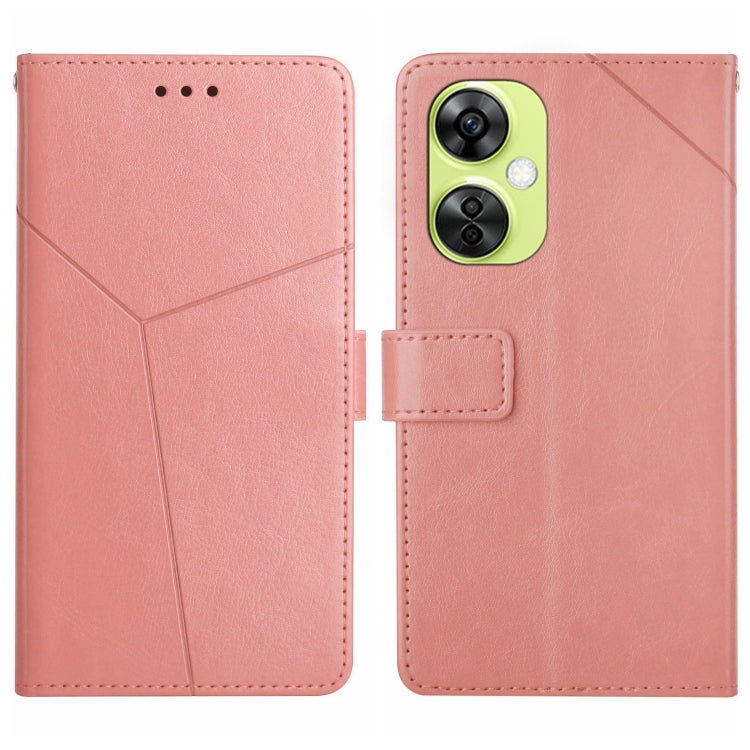เคสโทรศัพท์หนังพลิกลายรูปตัว Y, For OnePlus 12R 5G Global, For OnePlus 12 5G Global, For OnePlus Nord CE 3 Lite