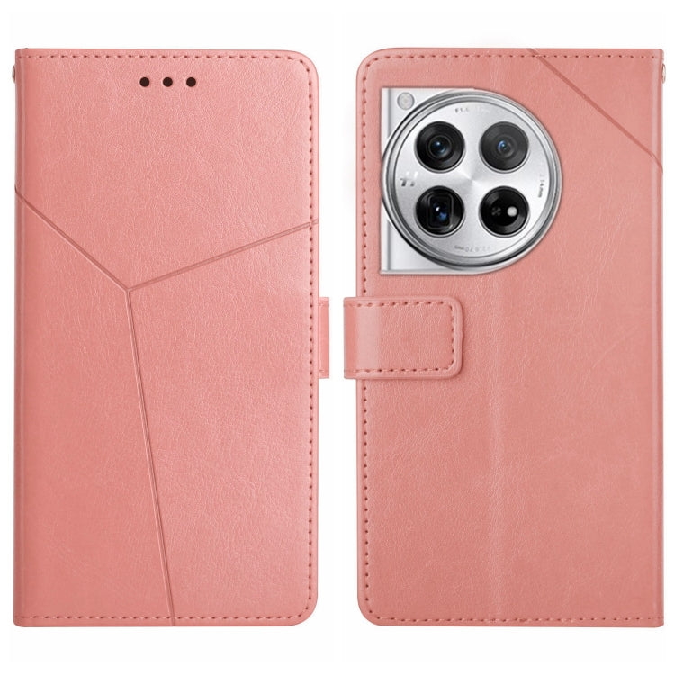 เคสโทรศัพท์หนังพลิกลายรูปตัว Y, For OnePlus 12R 5G Global, For OnePlus 12 5G Global, For OnePlus Nord CE 3 Lite
