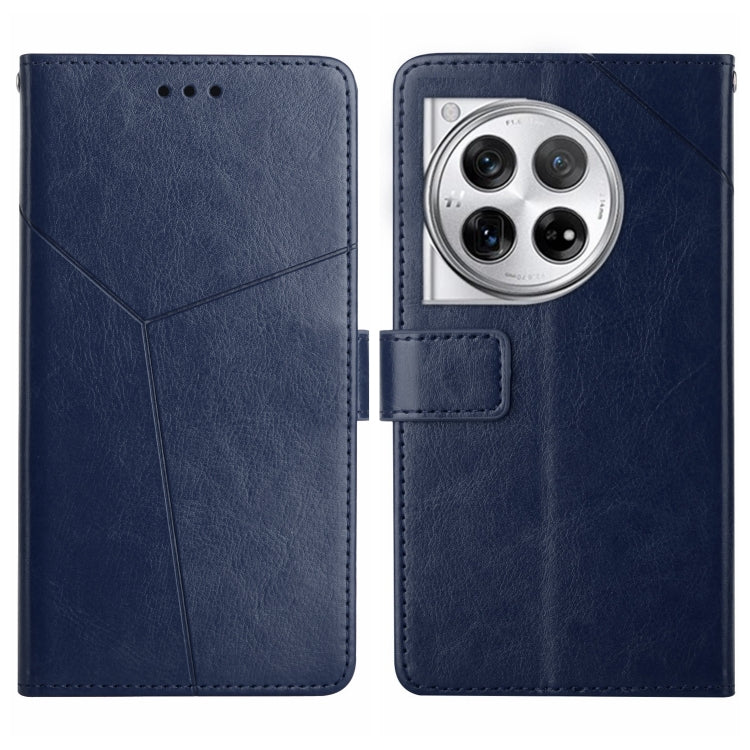 เคสโทรศัพท์หนังพลิกลายรูปตัว Y, For OnePlus 12R 5G Global, For OnePlus 12 5G Global, For OnePlus Nord CE 3 Lite