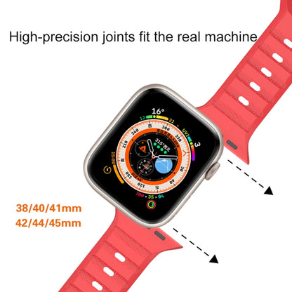 สายนาฬิกา Dot Texture Fluororubber, For Apple Watch 42mm, For Apple Watch 38mm