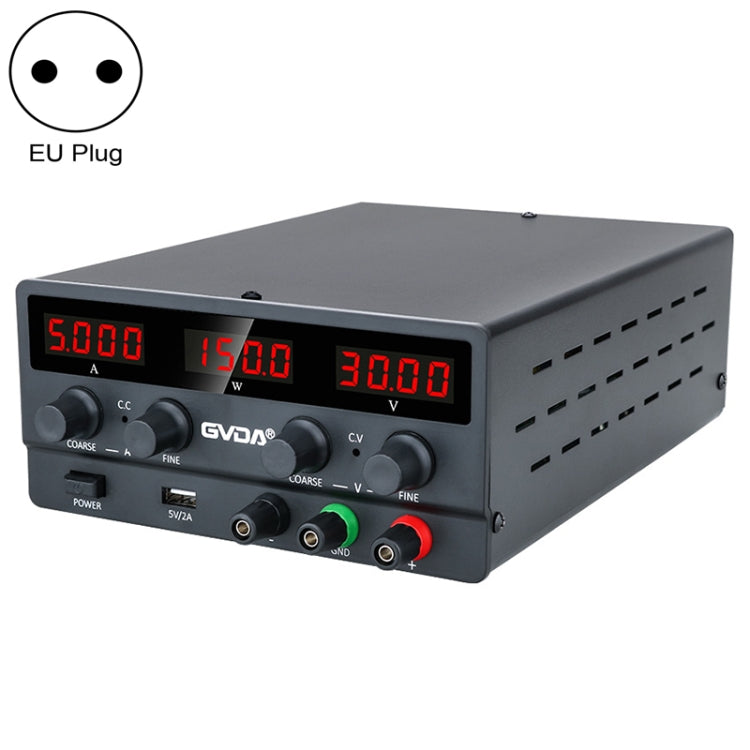 GVDA SPS-H605 60V-5A ตัวควบคุมแรงดันไฟฟ้าแบบปรับได้, SPS-H605 EU Plug, SPS-H605