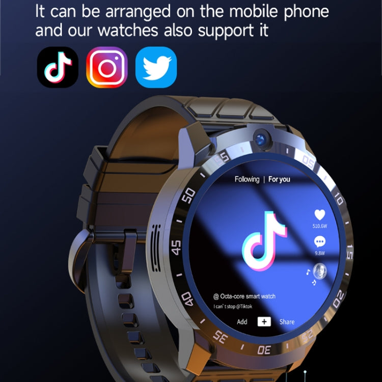 MT27 4G+64G 1.6 นิ้ว IP67 กันน้ำ 4G Android 8.1 ดูสมาร์ทรองรับอัตราการเต้นหัวใจ / GPS, Leather Band