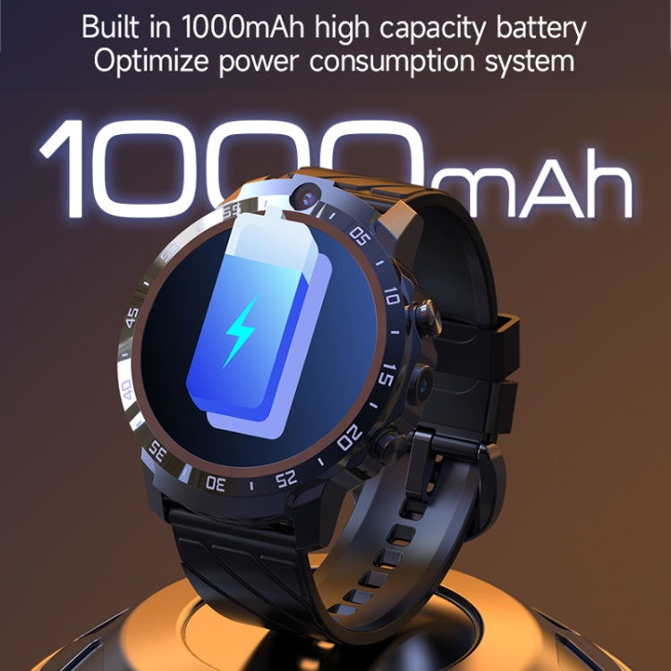 MT27 4G+64G 1.6 นิ้ว IP67 กันน้ำ 4G Android 8.1 ดูสมาร์ทรองรับอัตราการเต้นหัวใจ / GPS, Leather Band
