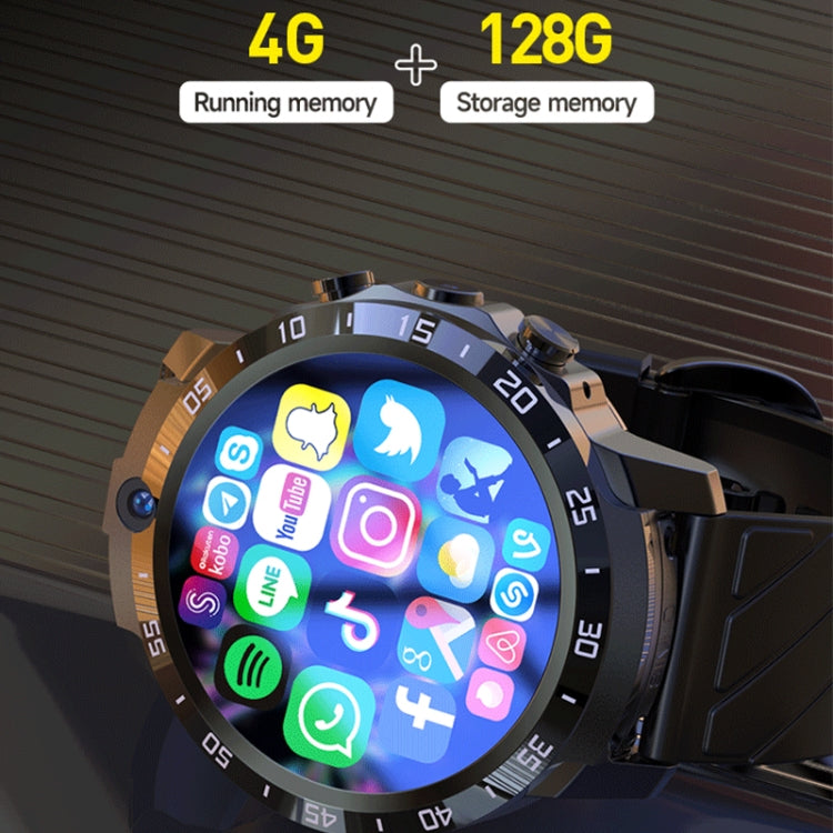 MT27 4G+64G 1.6 นิ้ว IP67 กันน้ำ 4G Android 8.1 ดูสมาร์ทรองรับอัตราการเต้นหัวใจ / GPS, Leather Band