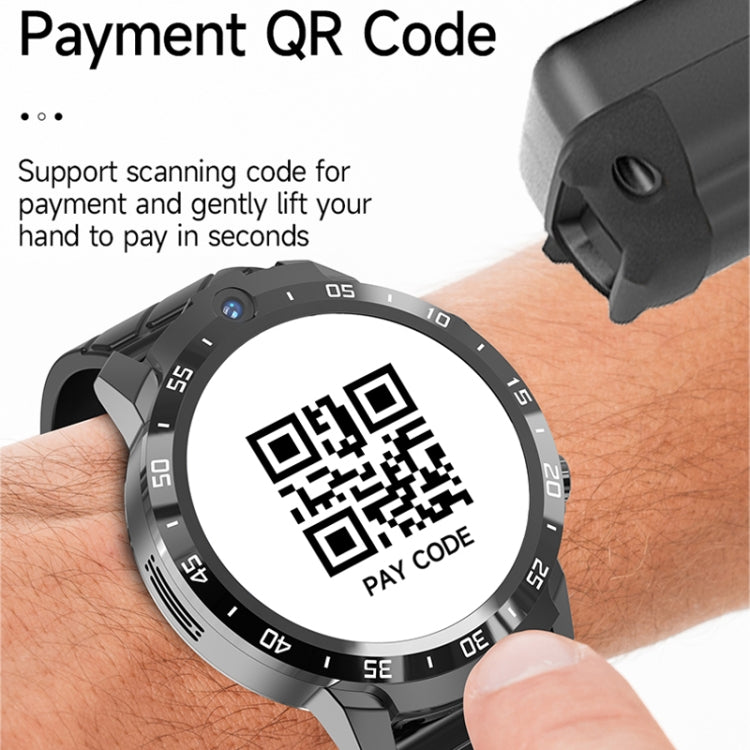 MT27 4G+64G 1.6 นิ้ว IP67 กันน้ำ 4G Android 8.1 ดูสมาร์ทรองรับอัตราการเต้นหัวใจ / GPS, Leather Band